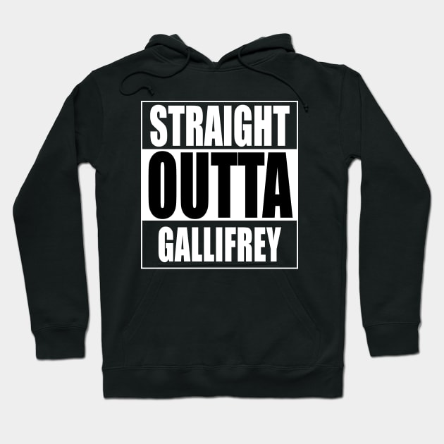 Straight Outta Gallifrey Hoodie by welikestuff